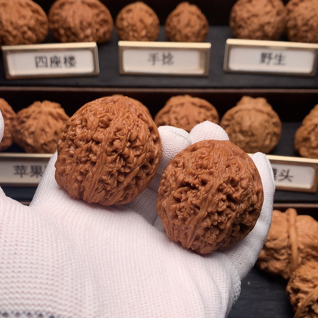 文玩核桃吊坠4号蒜头38