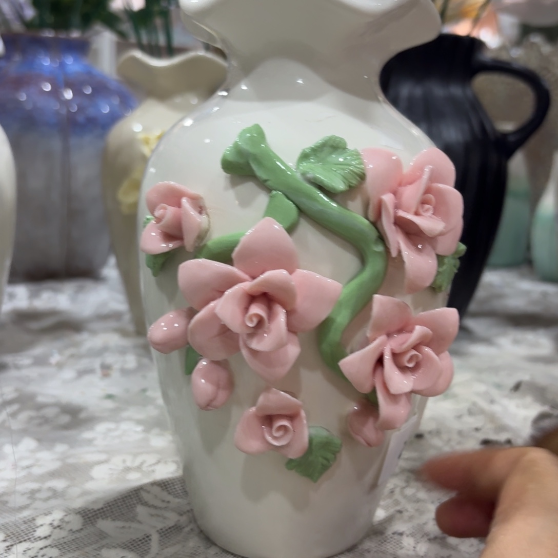 陶瓷花，20元发货，退款拉黑