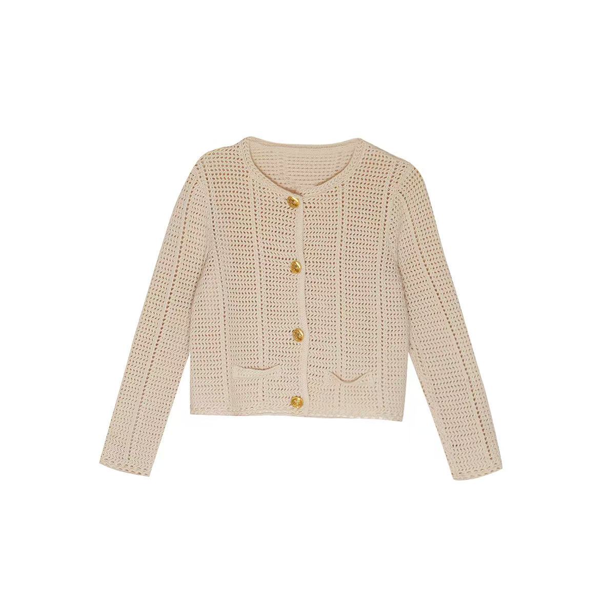 【格的珂】2025年新款文艺简约百搭针织长袖.