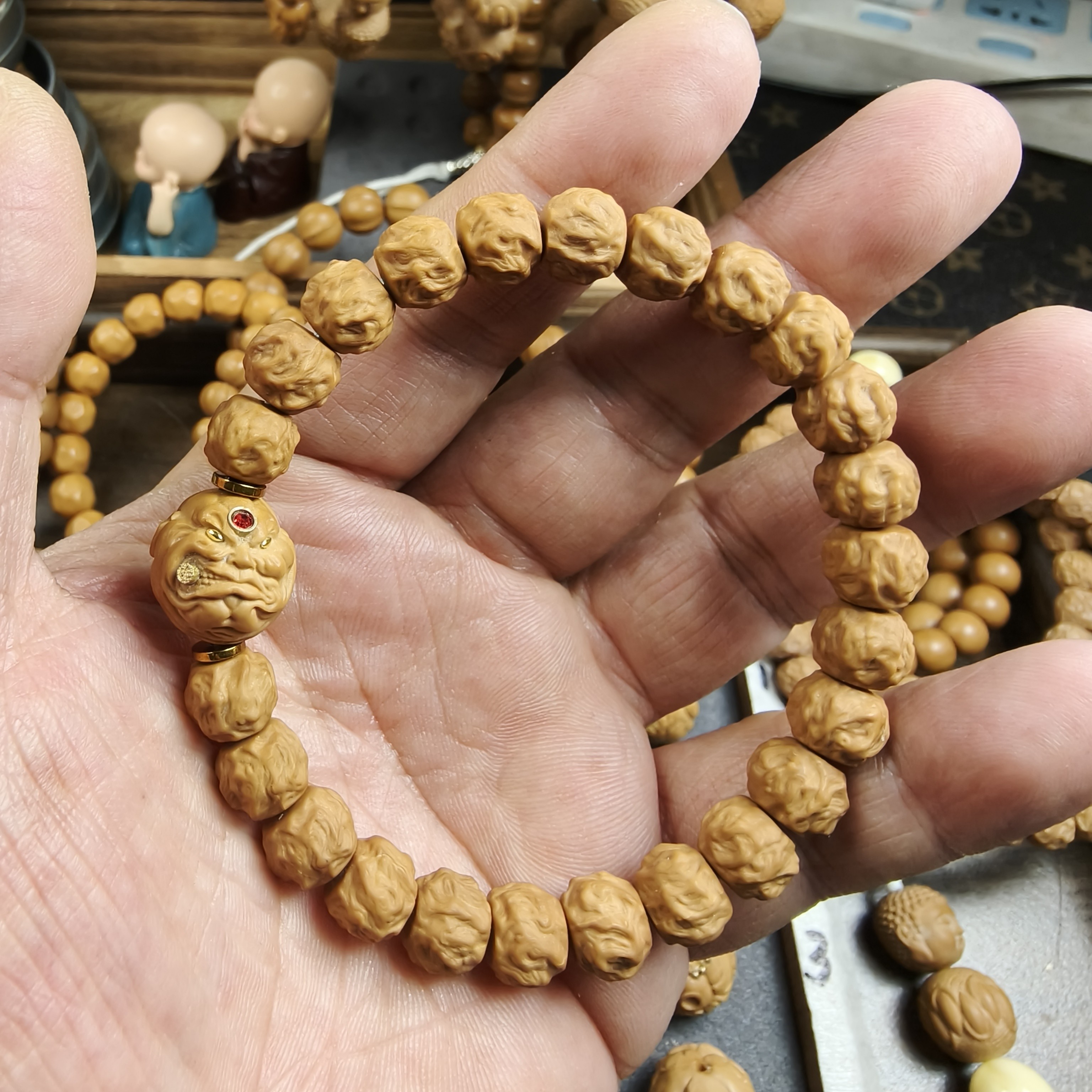 猴头雕刻单颗龙蛇之变全品精工定制毕业级9+搭配恶僧