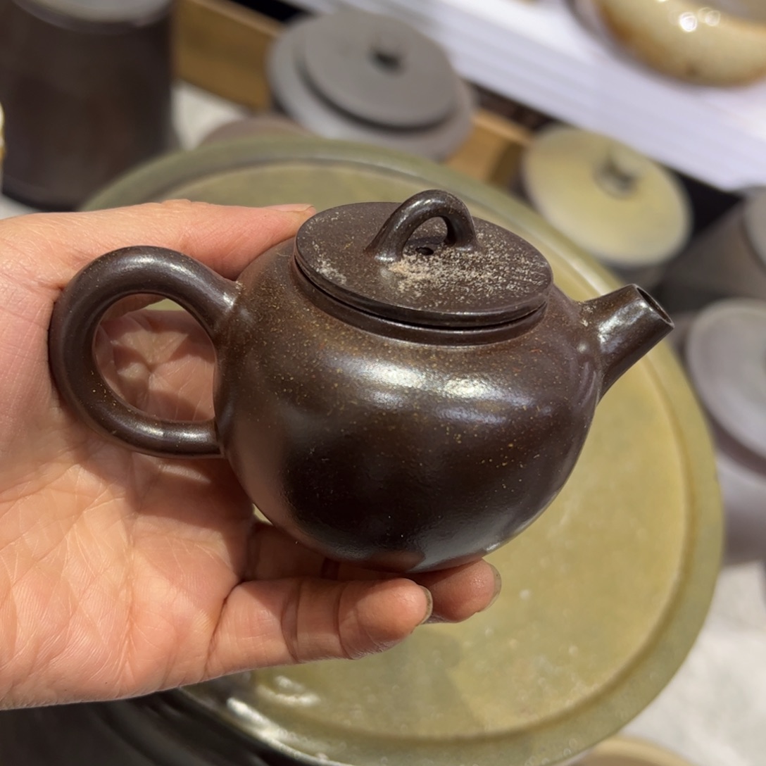 贵台龙窑柴烧茶壶126