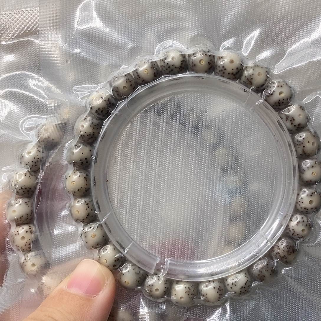 吊坠星月菩提石玉大眼单圈98