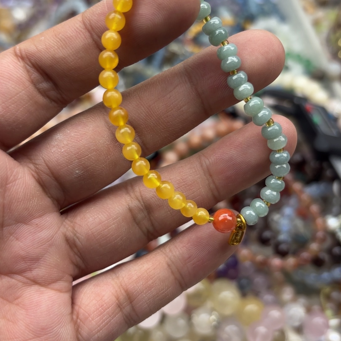 银S925镶嵌水晶手链