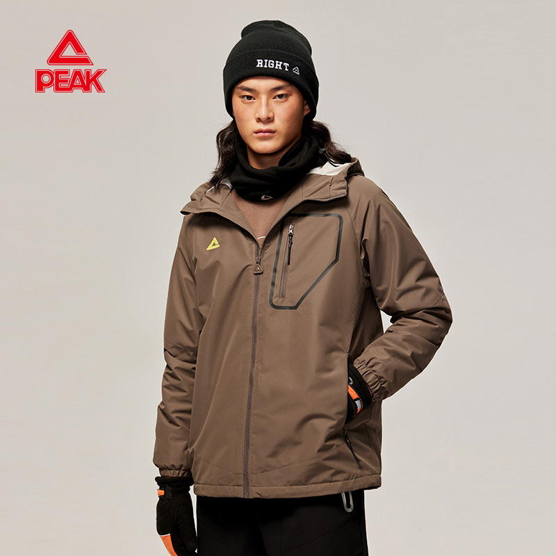 Peak/匹克户外风衣防水外套男秋季运动连帽上衣女防风户外风衣