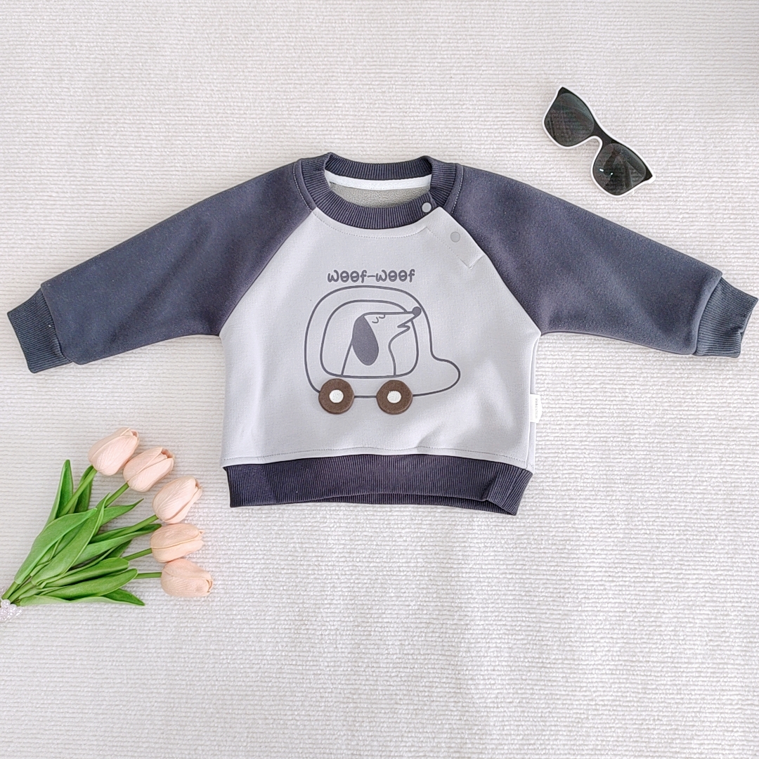 【仔仔】089 儿童加绒卫衣（不挑花色）