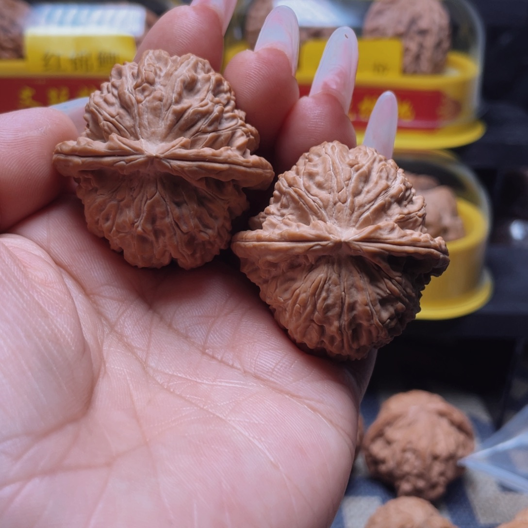 吊坠文玩核桃41白狮子文玩