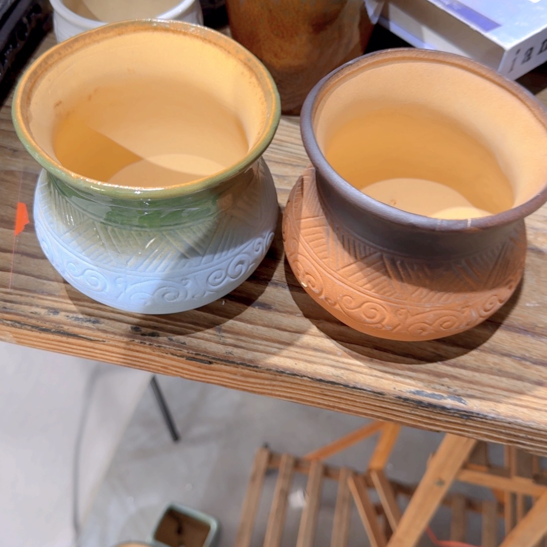 紫砂花盆粗陶盆醋