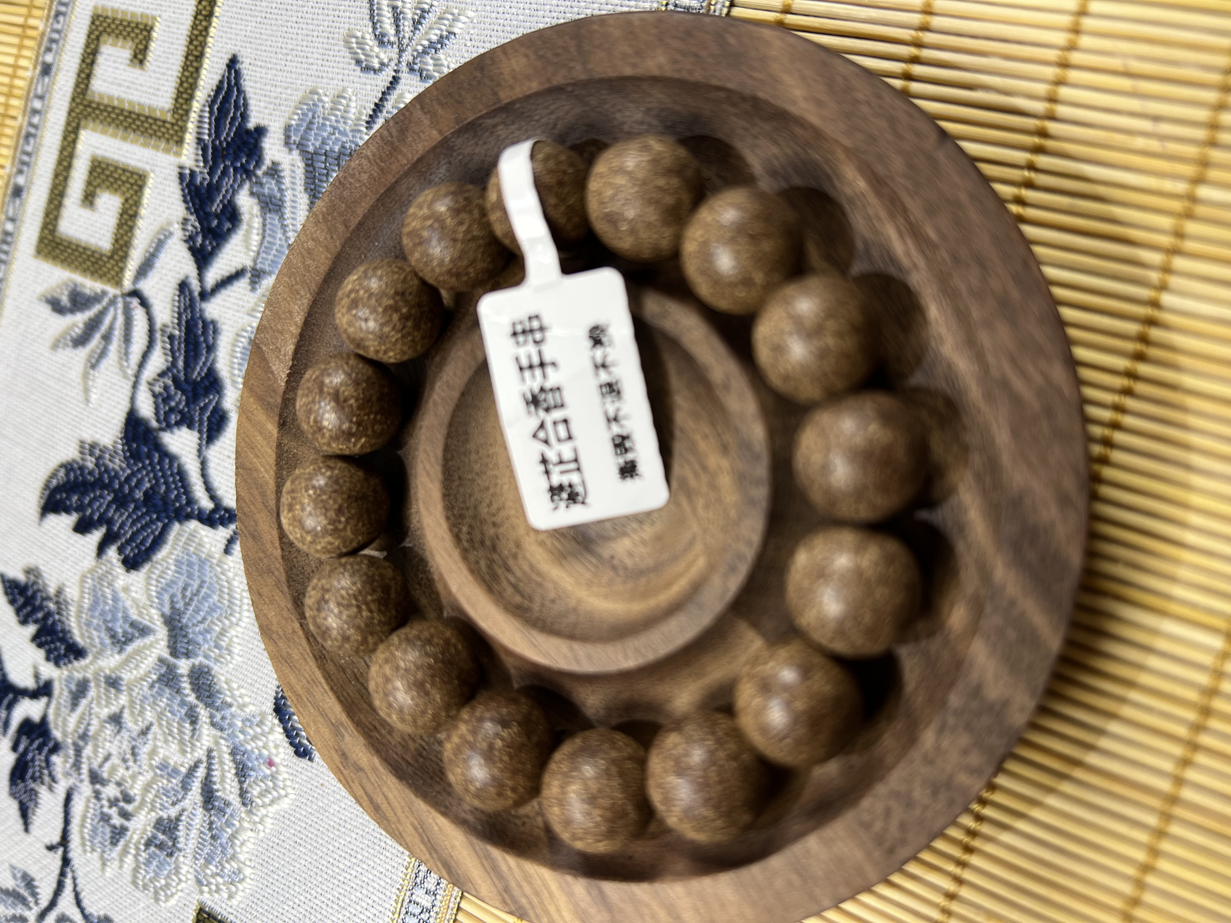 避芷合香珠手工文玩合香手串单圈素串0.8-1.2珠型