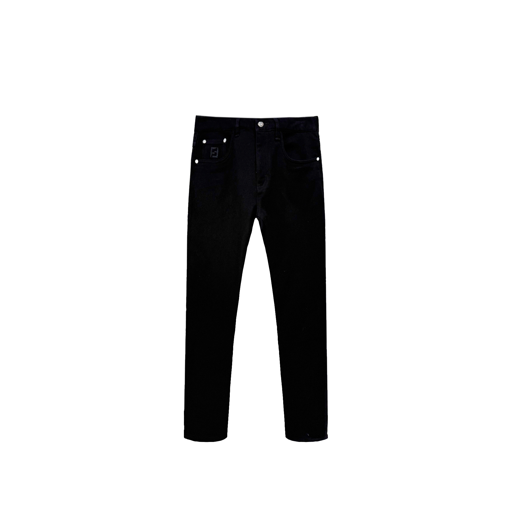 朗尼芬迪秋季男款商务休闲磨毛直筒印花牛仔长裤7239448937