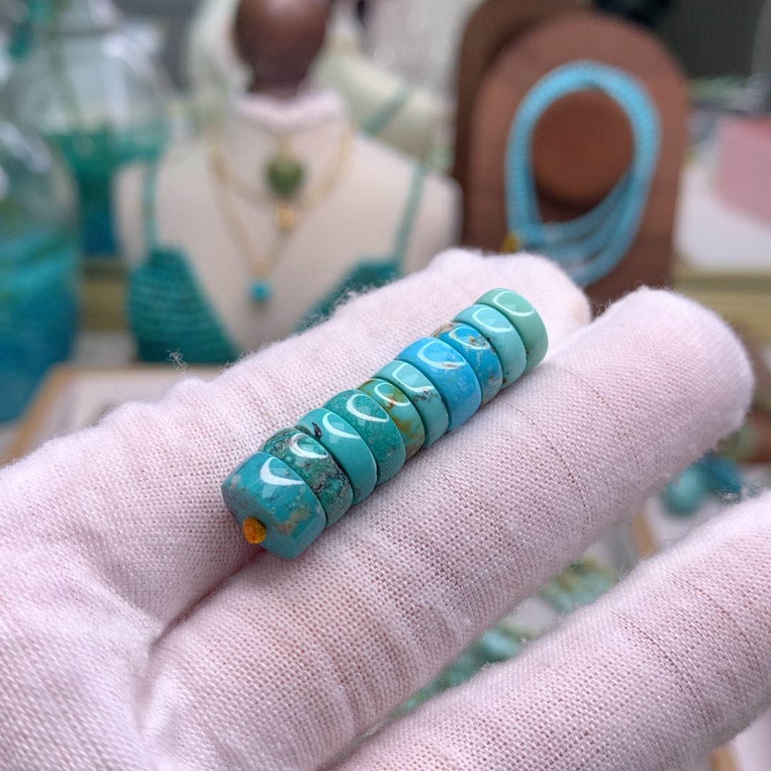 绿松石未镶嵌配饰