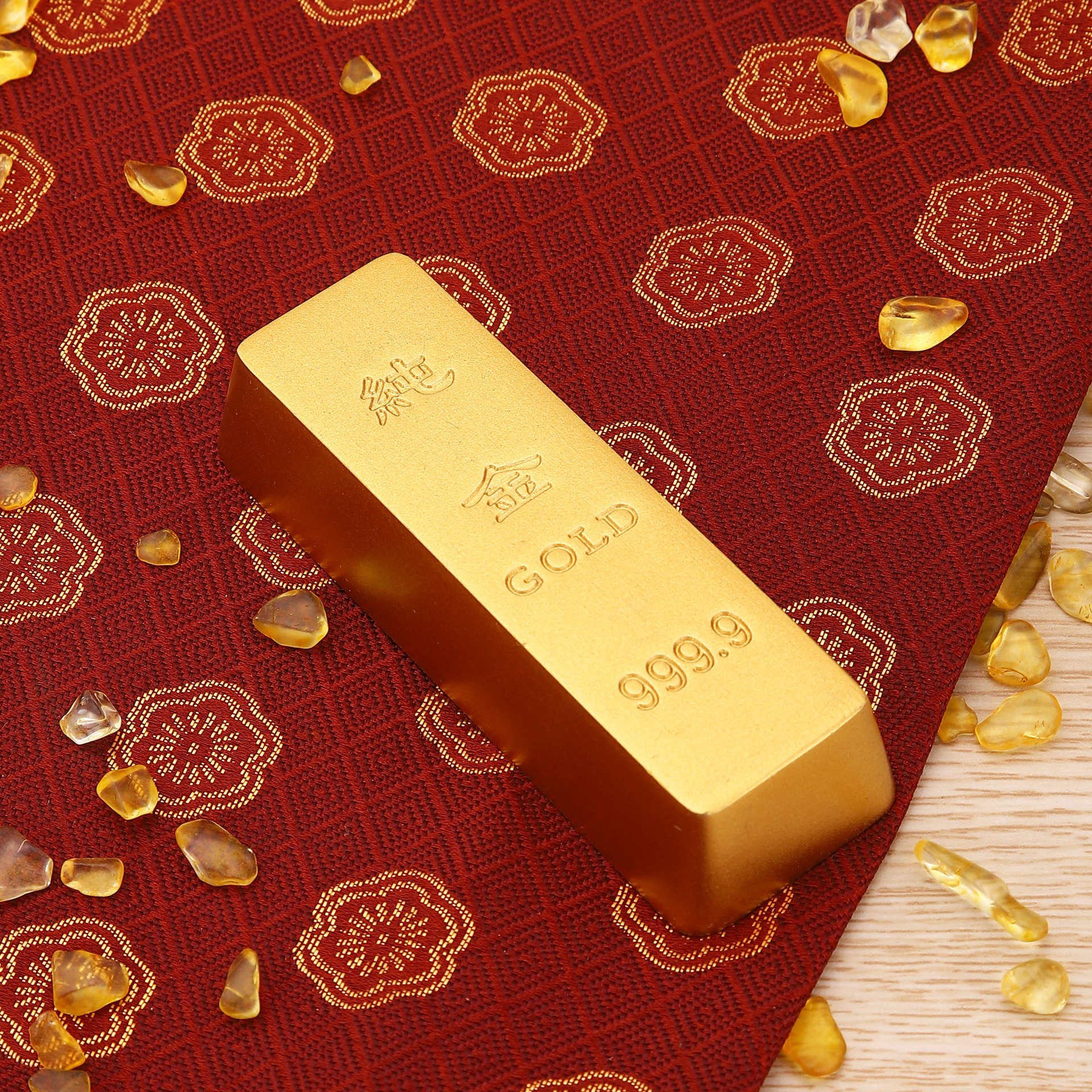 【团单】仿金金条  招财又好玩(对对碰新玩法)