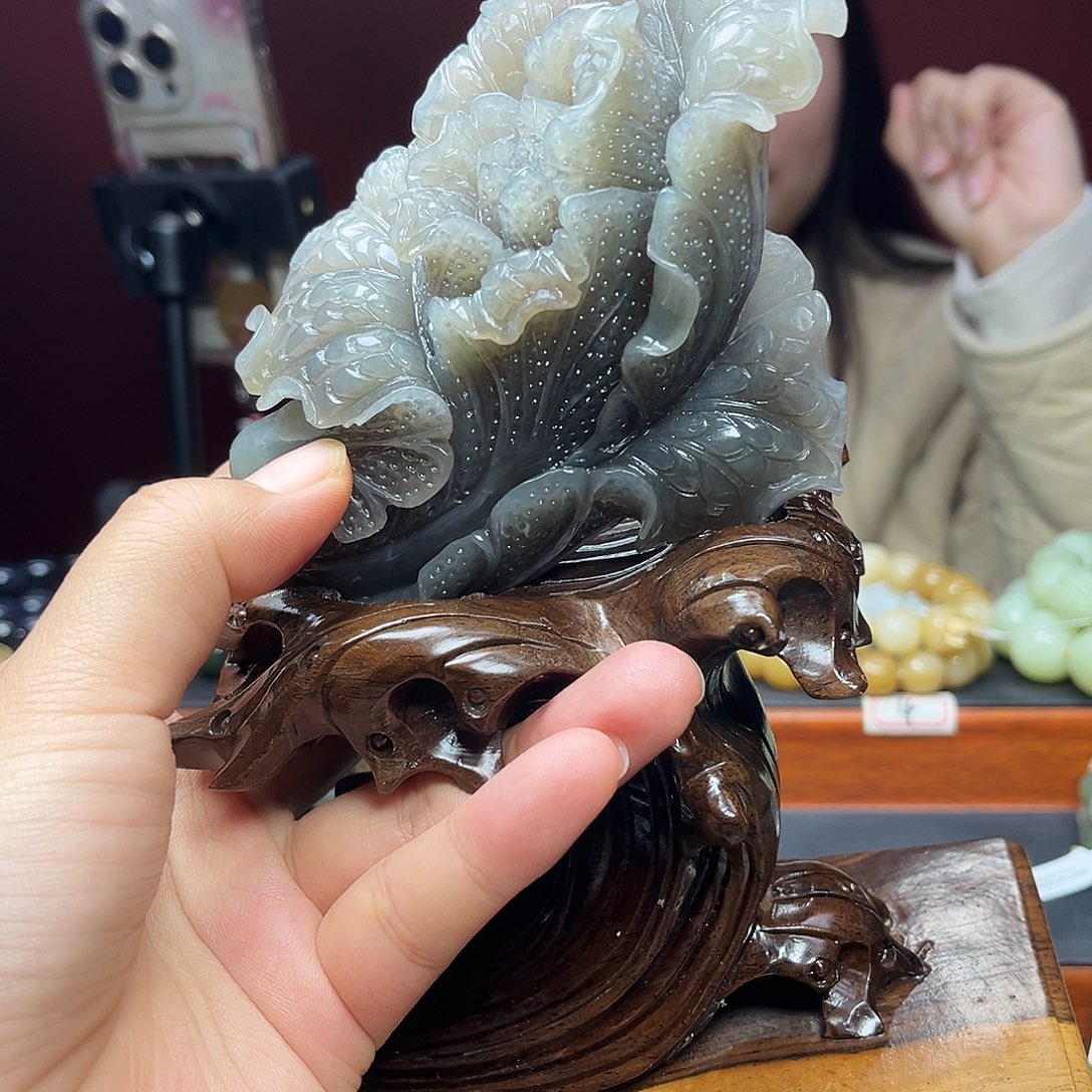 和田玉未镶嵌摆件