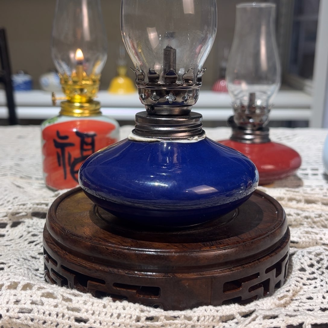 摆件景德镇陶瓷香薰灯