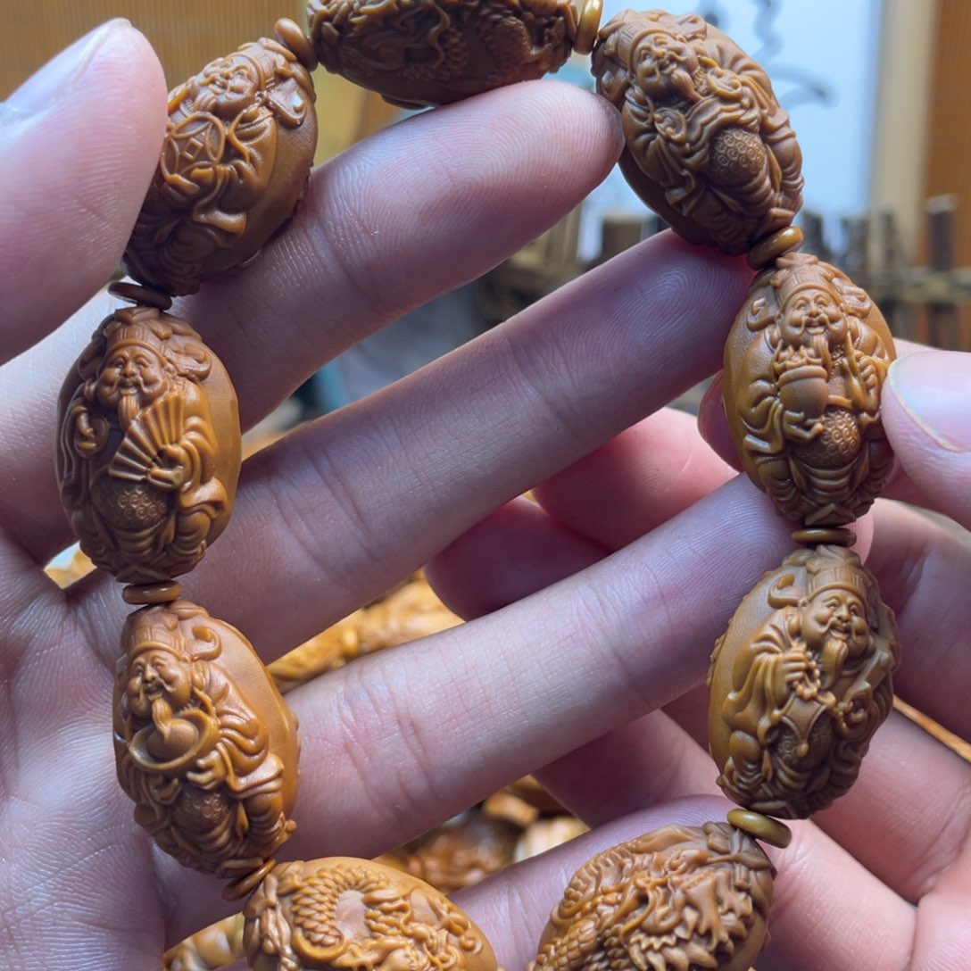 橄榄核手串/手链橄榄核雕工艺手串5119