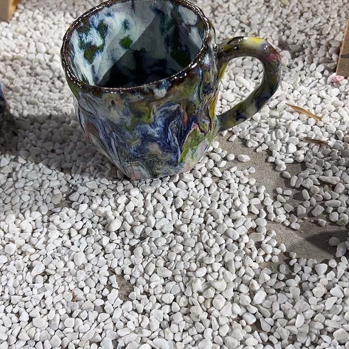 不***君志野茶器茶杯 瑕疵