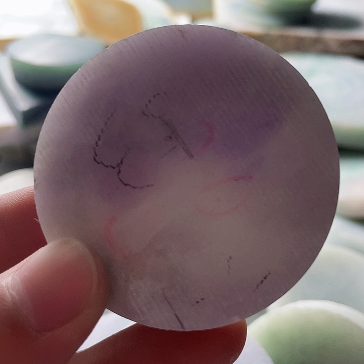 翡翠挂件未镶嵌毛料45