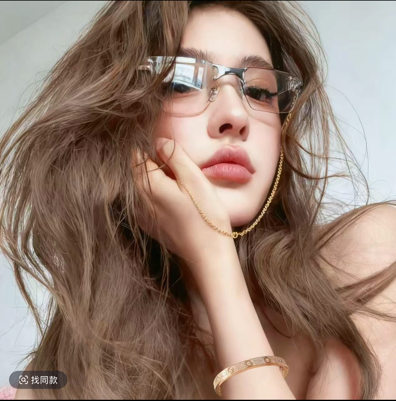 XL可爱百搭潮流时尚眼镜链ing
