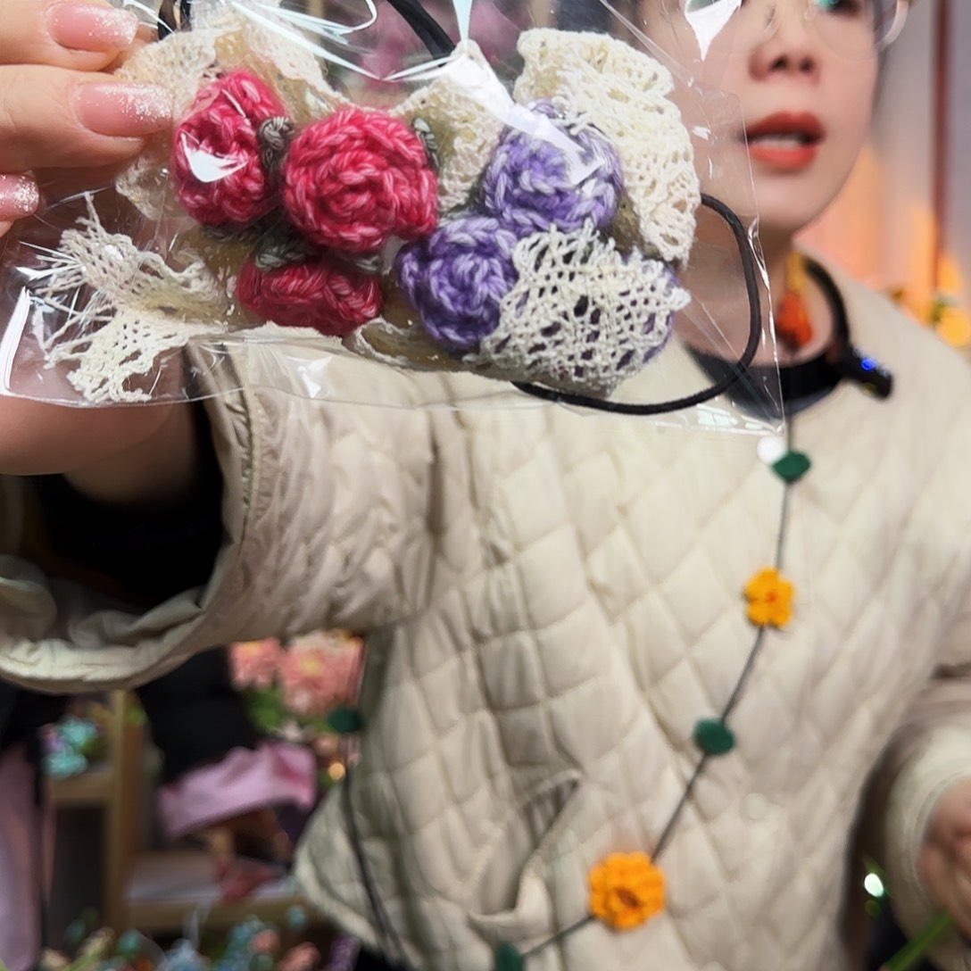 纯手工钩织钩织发绳