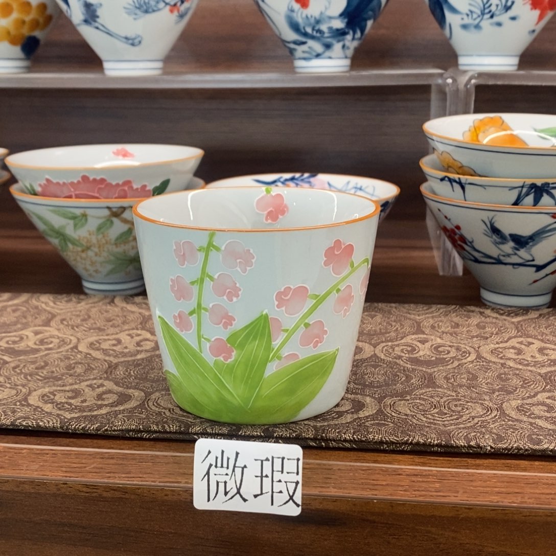 釉下彩老陶泥手工绘制