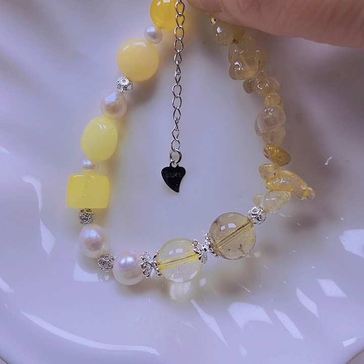 淡水珍珠手绳合金