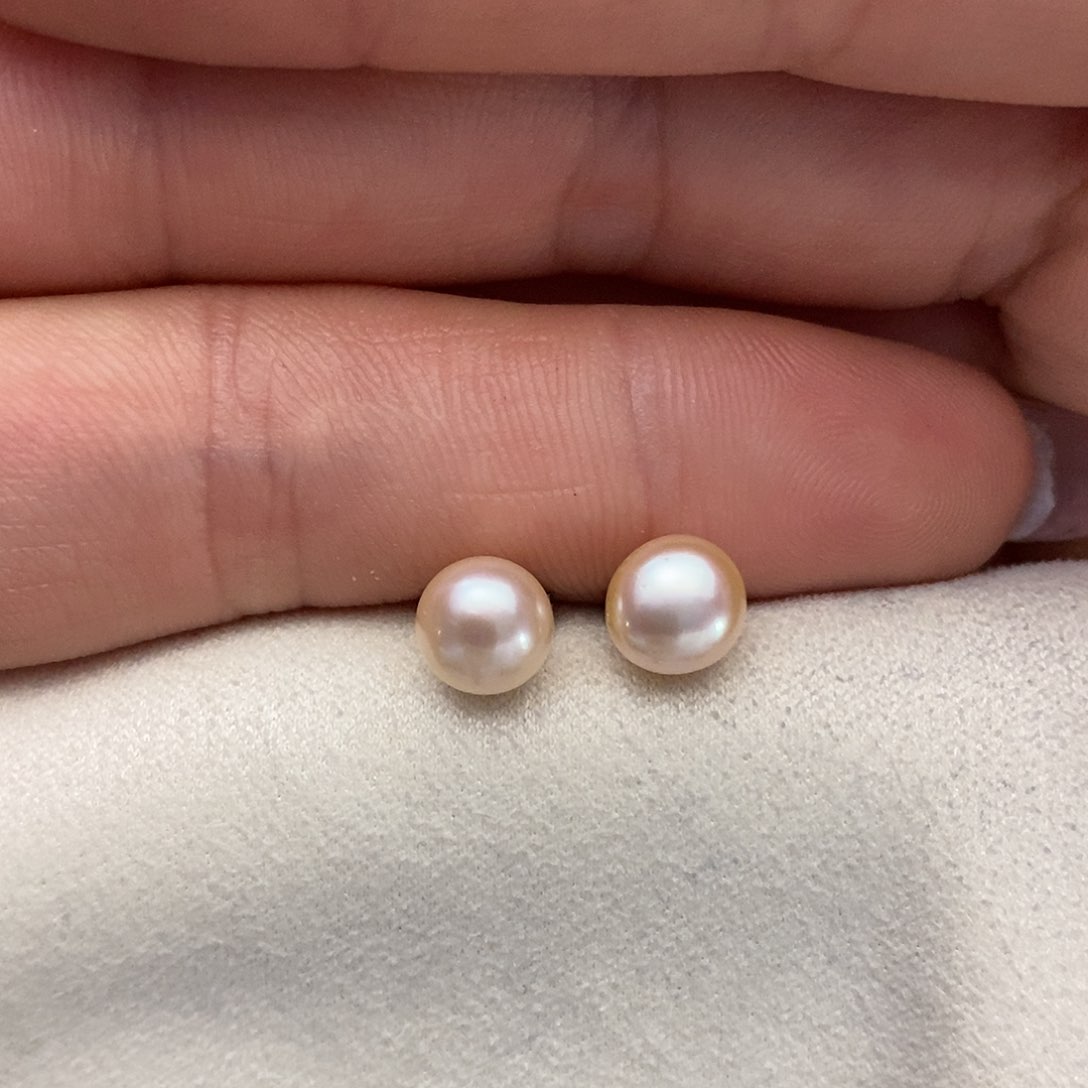 【闪购商品】淡水珍珠耳饰银S925镶嵌
