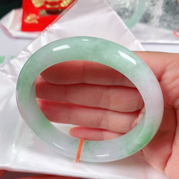 未镶嵌手镯翡翠   编号0275 正圈58+