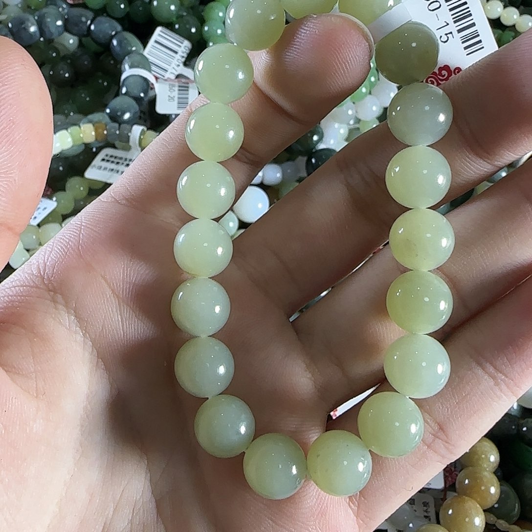 和田玉手链未镶嵌123