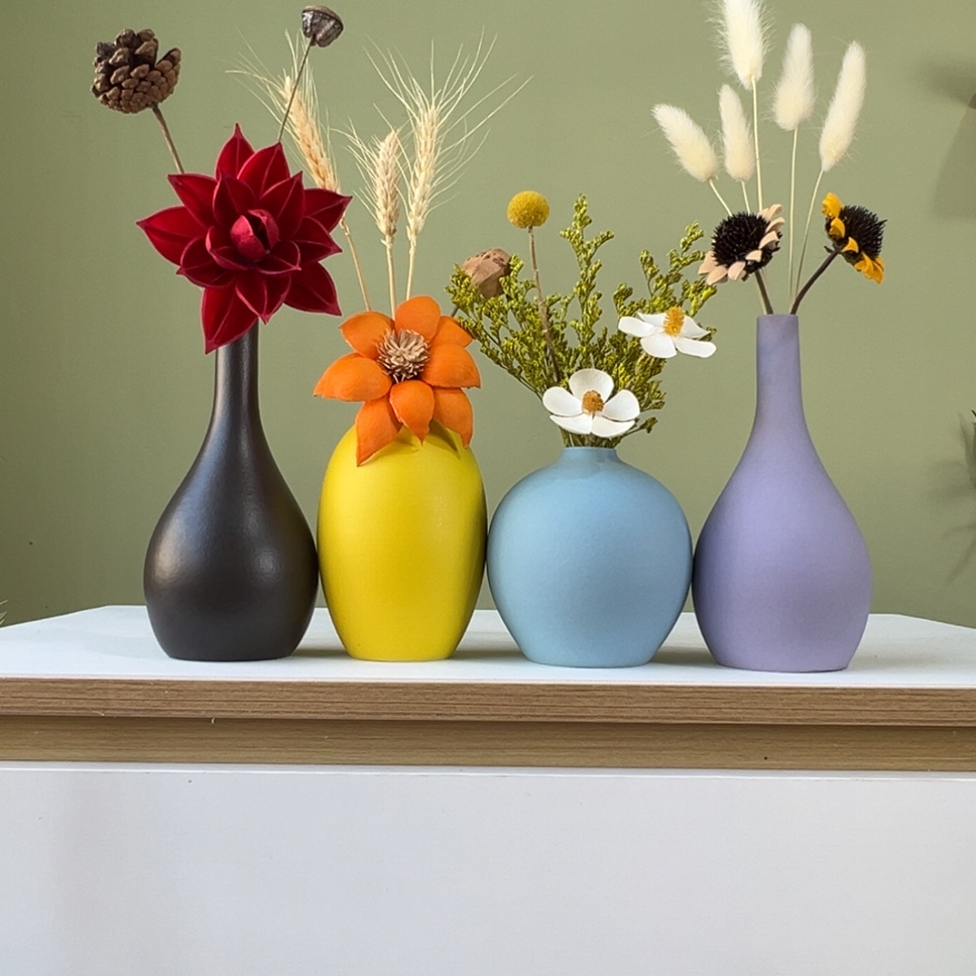 摆件花瓶带花高度20-30厘米左右