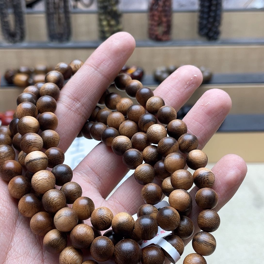 乌木类其他白奇手串7777