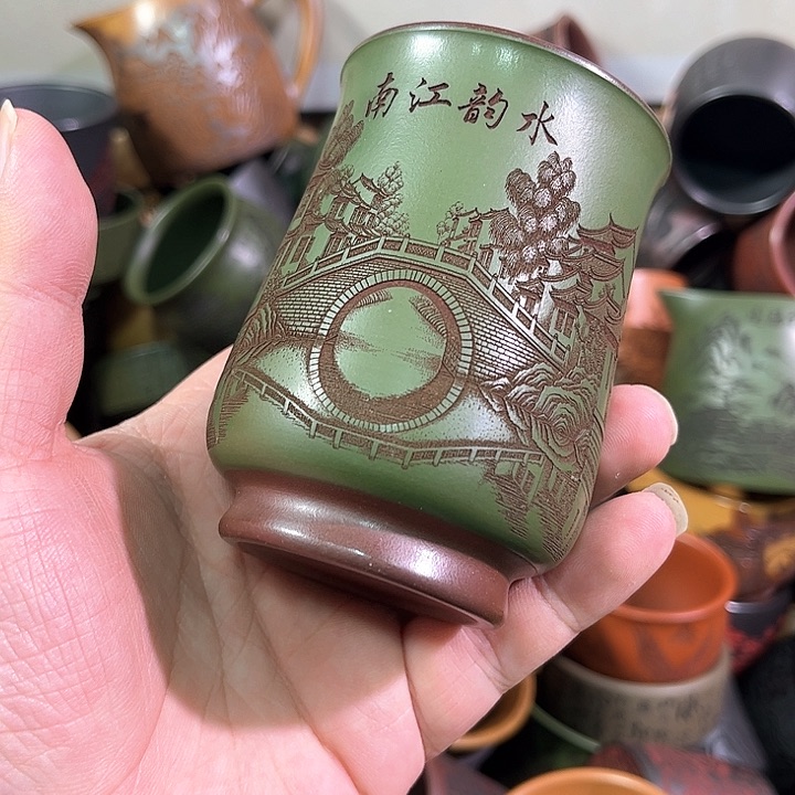 茶杯紫砂全手工紫砂主任杯