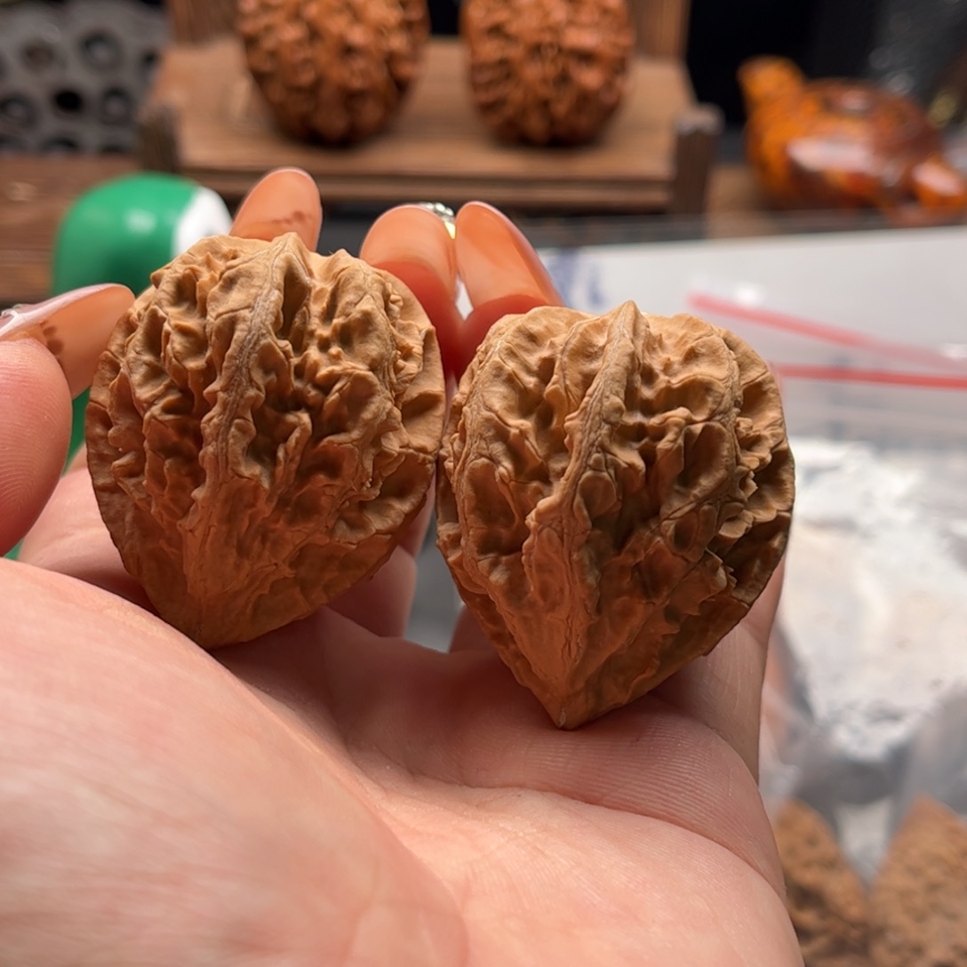 文玩核桃把件关东木子家楸大胖66