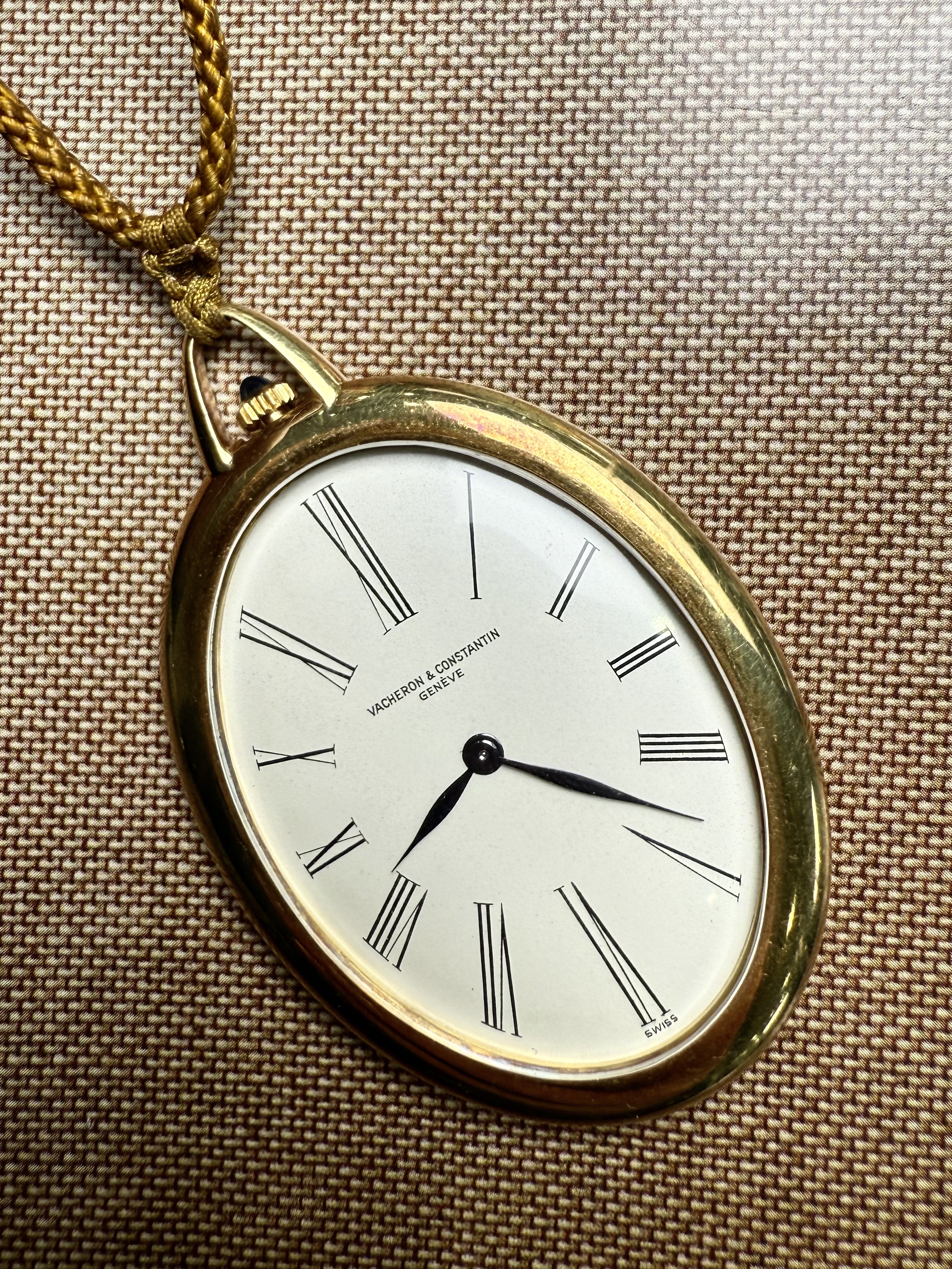 99新 Vacheron Constantin/江诗丹顿 鹅蛋怀表/手动机械/青蛙名表