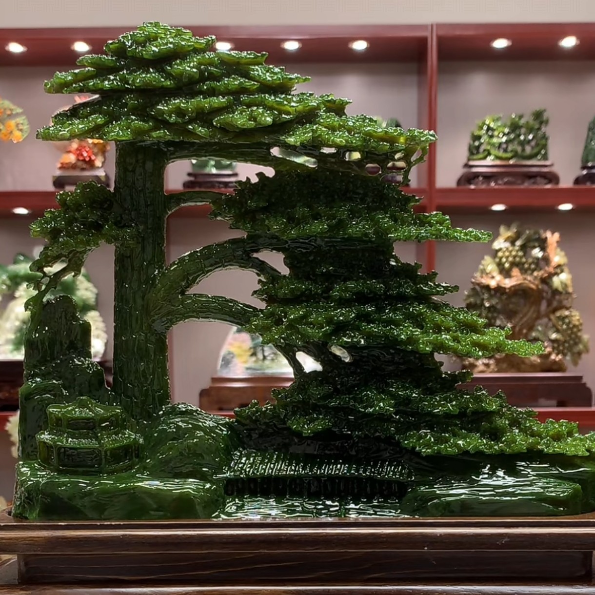 82146家居装饰雕刻摆件玄关电视柜客厅办公室乔迁开业礼物