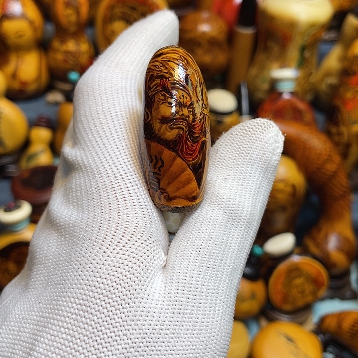 黑***鸦葫芦随行设计手把件