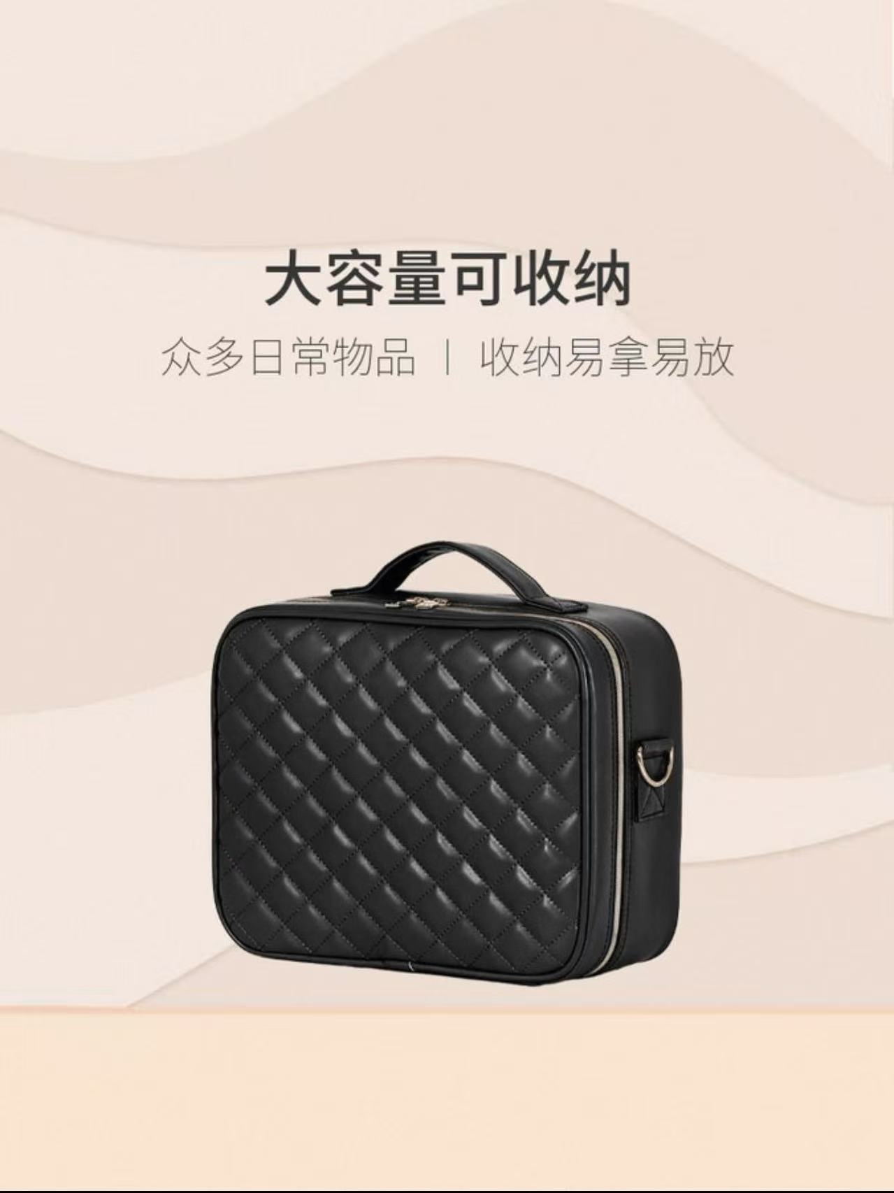 1124收纳盒潮流大容量圆形收纳夹可折叠卡通