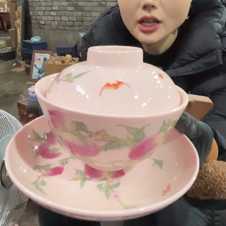 其他陶景德镇高温瓷三才