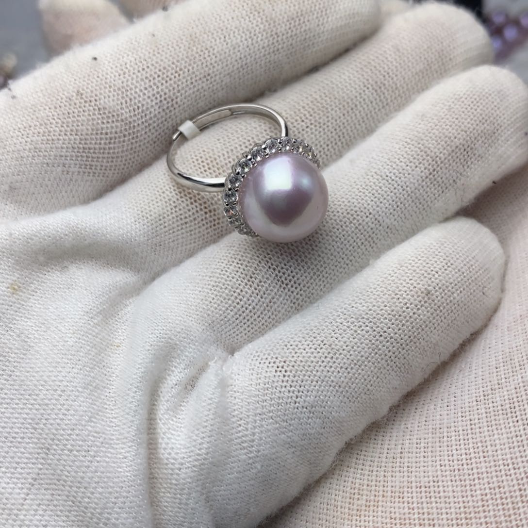 淡水珍珠颈饰银S925镶嵌n****b