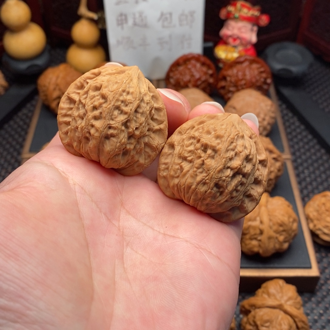 文玩核桃把件全品公子帽40尺