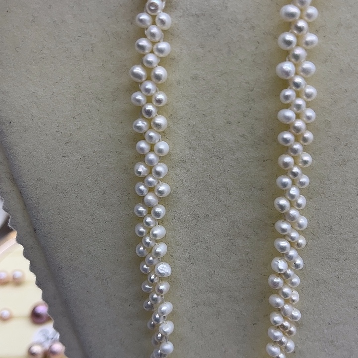 合金颈饰淡水珍珠