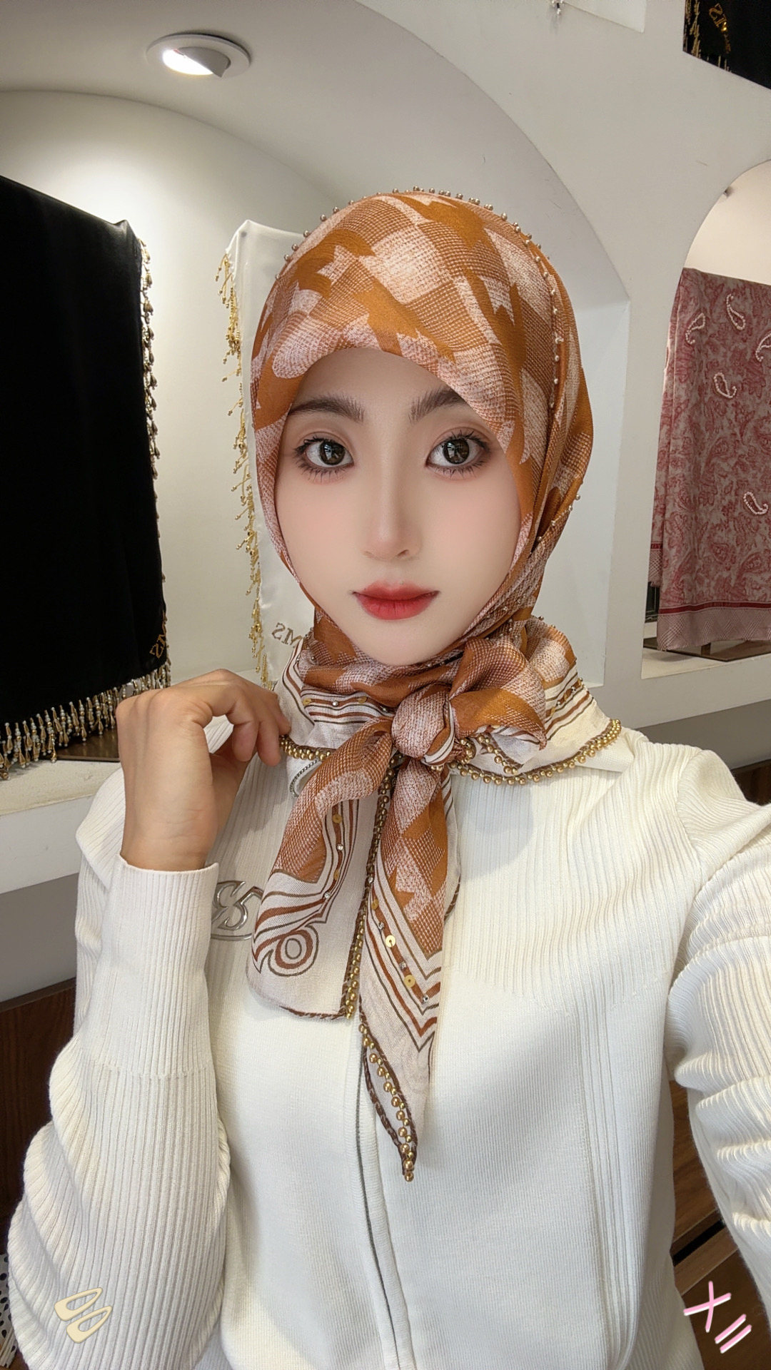 MS爱姐妹真丝纱巾