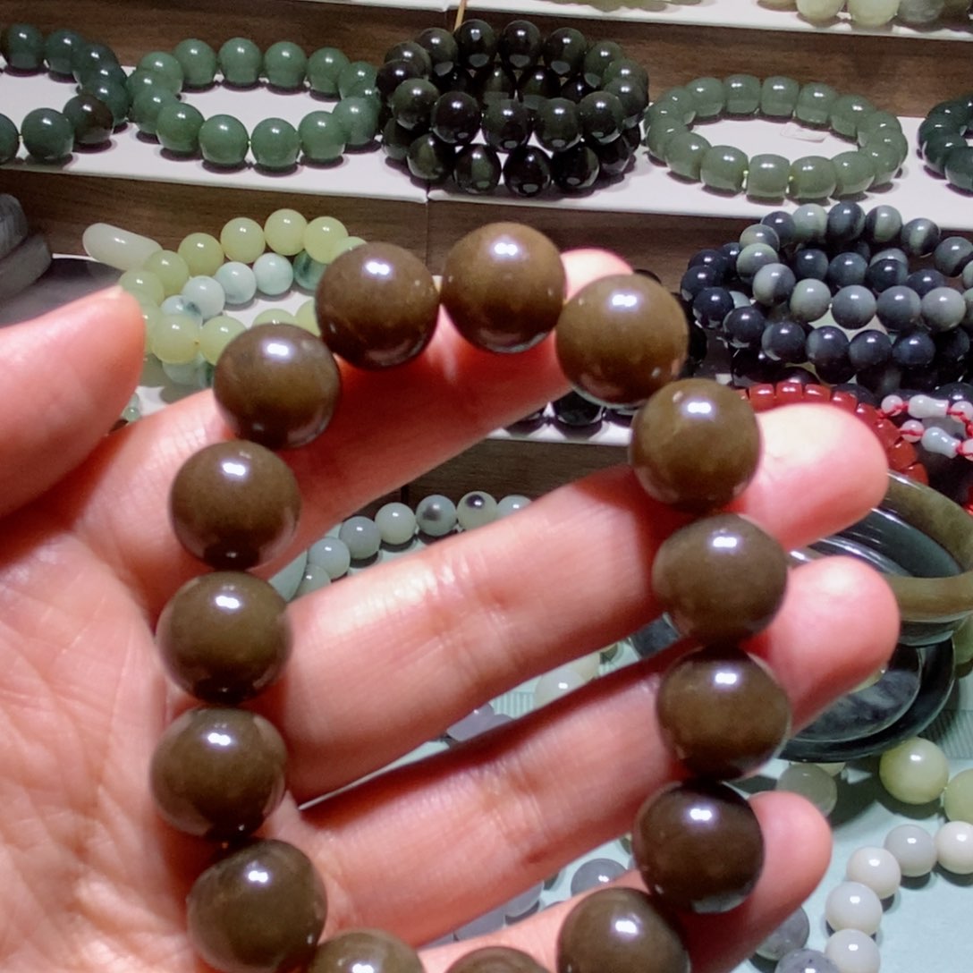 和田玉手链未镶嵌