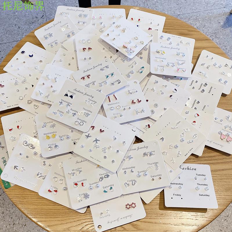 合金亚克力耳饰 耳饰新款小众高级感轻奢小仙女时尚小清新