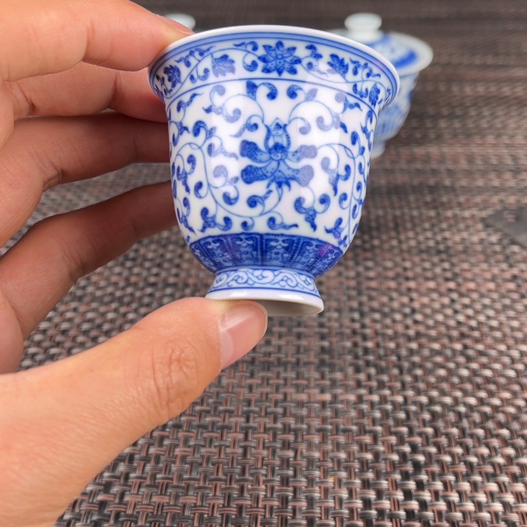 瓷片景德镇陶瓷杯子