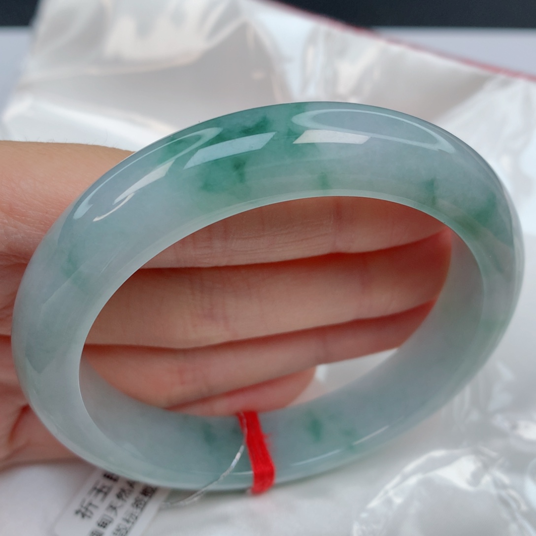 翡翠手镯未镶嵌57.3正圈