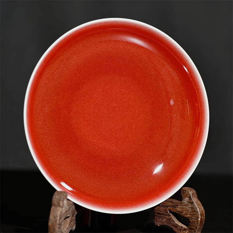 NSX1059[学茶严选]郎红浅腹盘