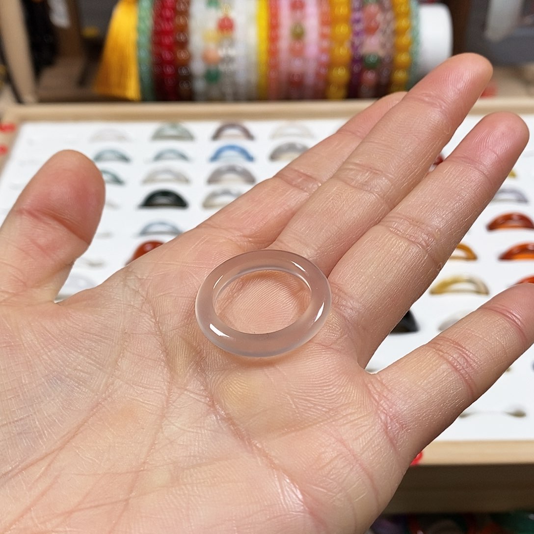 玛瑙/玉髓戒指未镶嵌?*