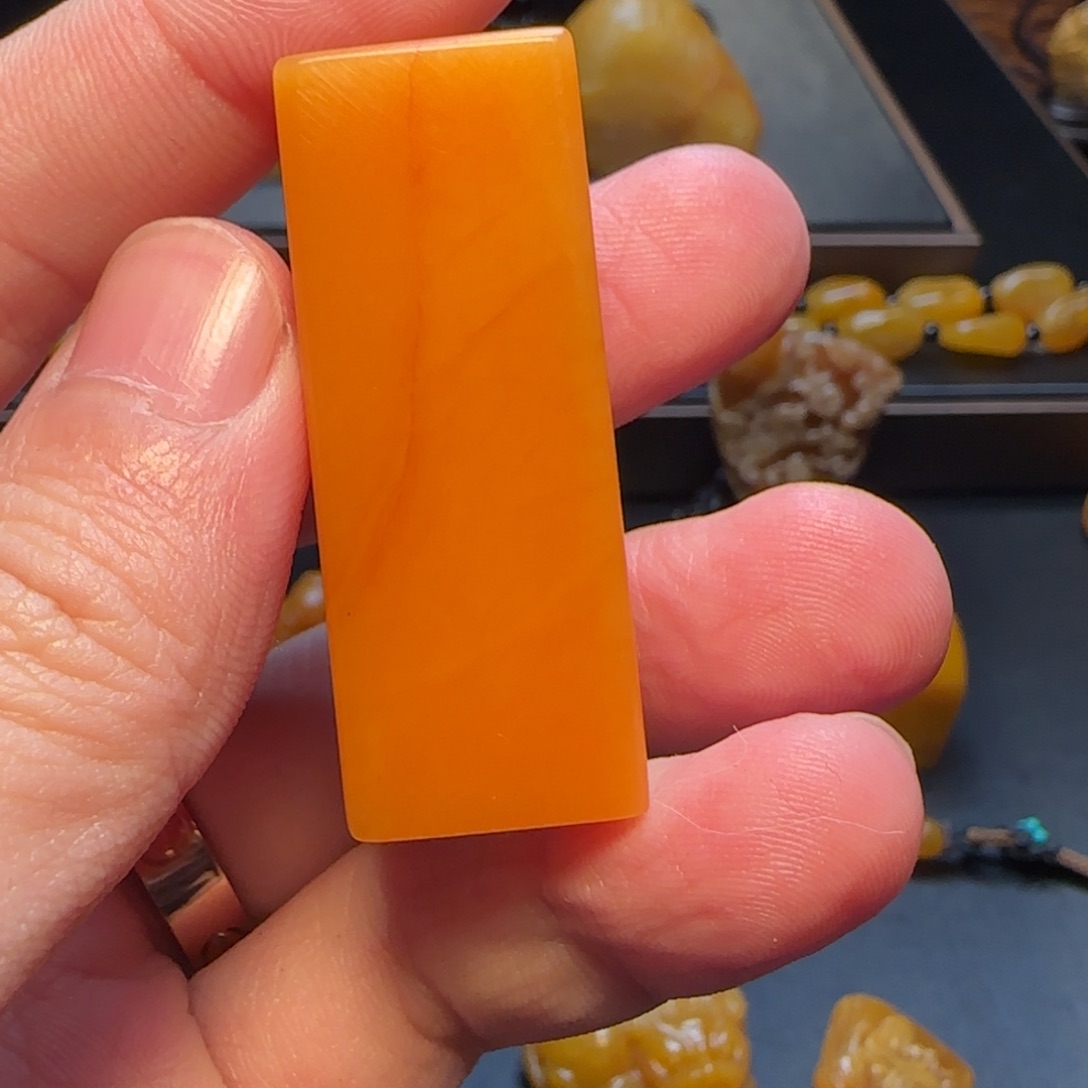 田黄石长***长寿山田黄石