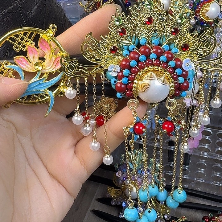 娇***o古风刀马旦发簪发饰