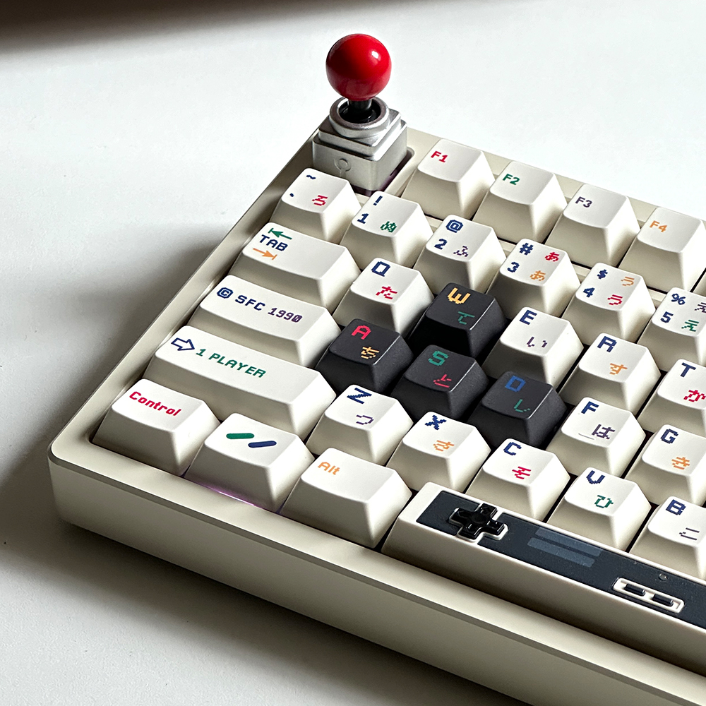FBB原创个性键帽SFC1990PBT热升华磁轴键盘客制化键帽电竞外设