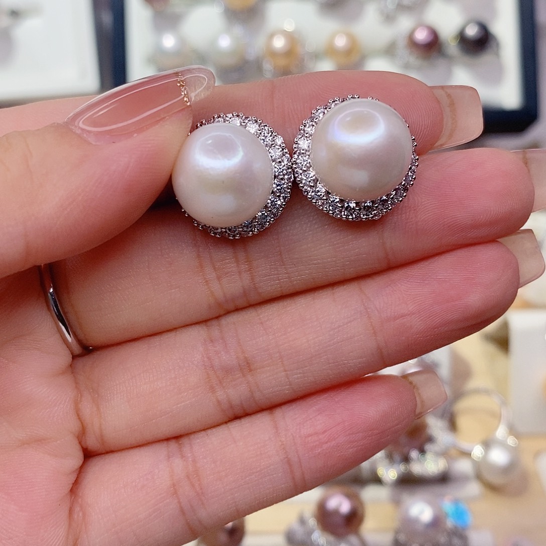 耳饰淡水珍珠未镶嵌12➕